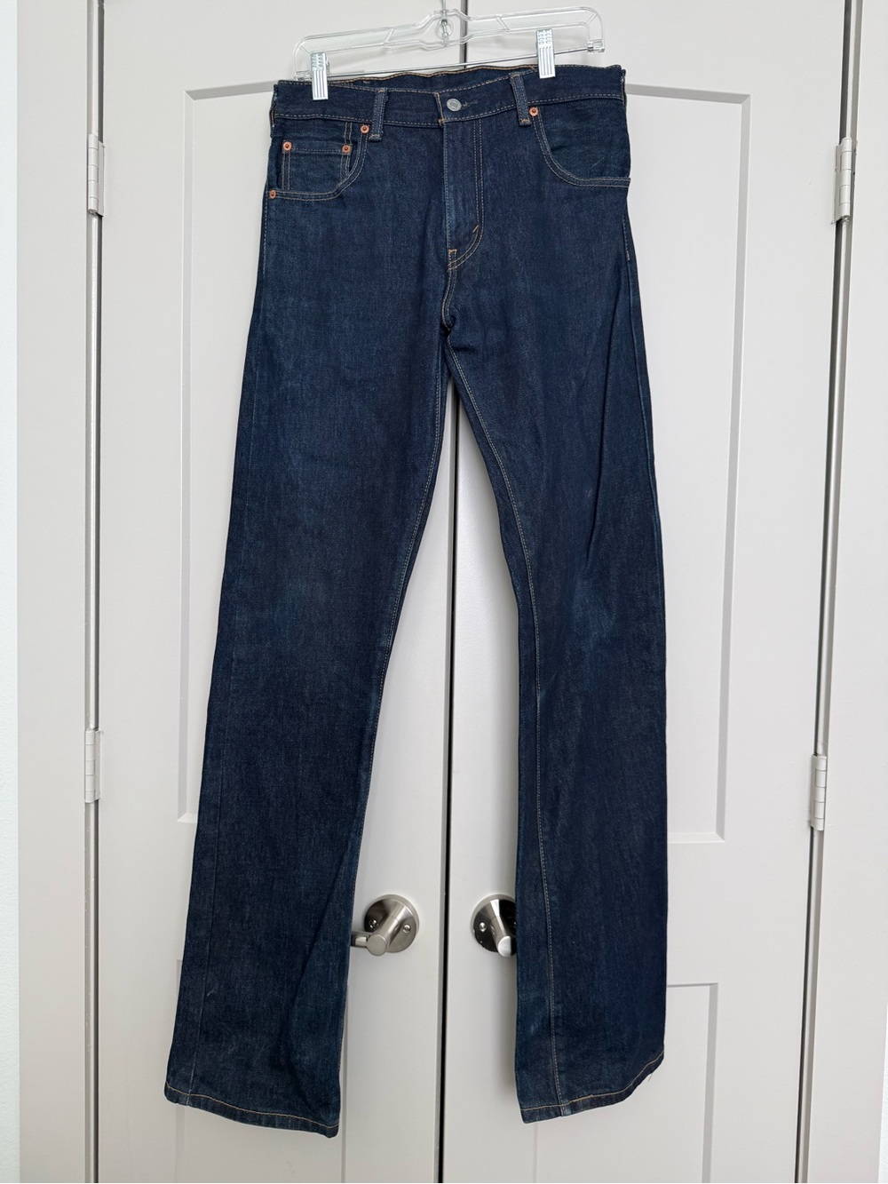 Levi's Dark Blue Straight Leg Men's Jeans